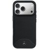 Etui Mercedes Leather Wood Effect and    Curve MagSafe do iPhone 17 Pro czarny